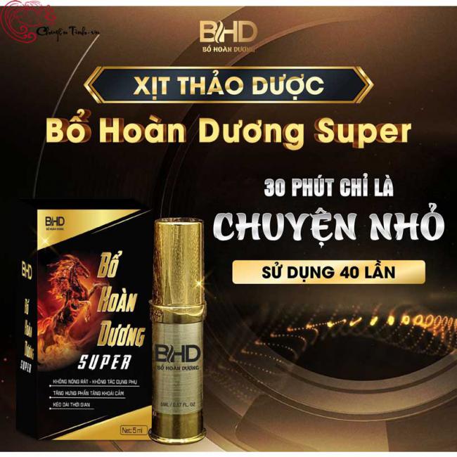 Chai Xịt Thảo Dược Bổ Hoàn Dương Super