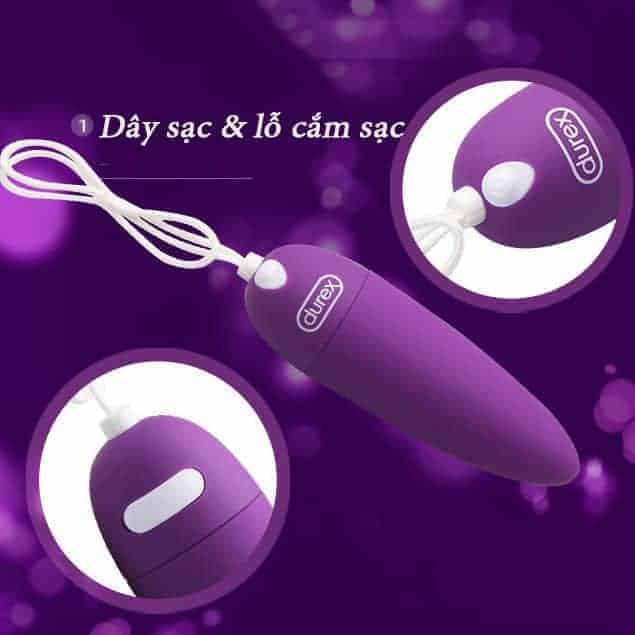 Trứng Rung Sạc Pin Siêu Mạnh Durex S-Viber – MS25D