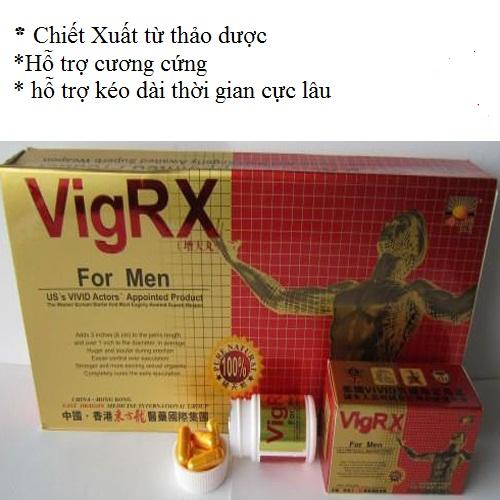 Viên uống cường dương kéo dài cực lâu Vigrx For Men