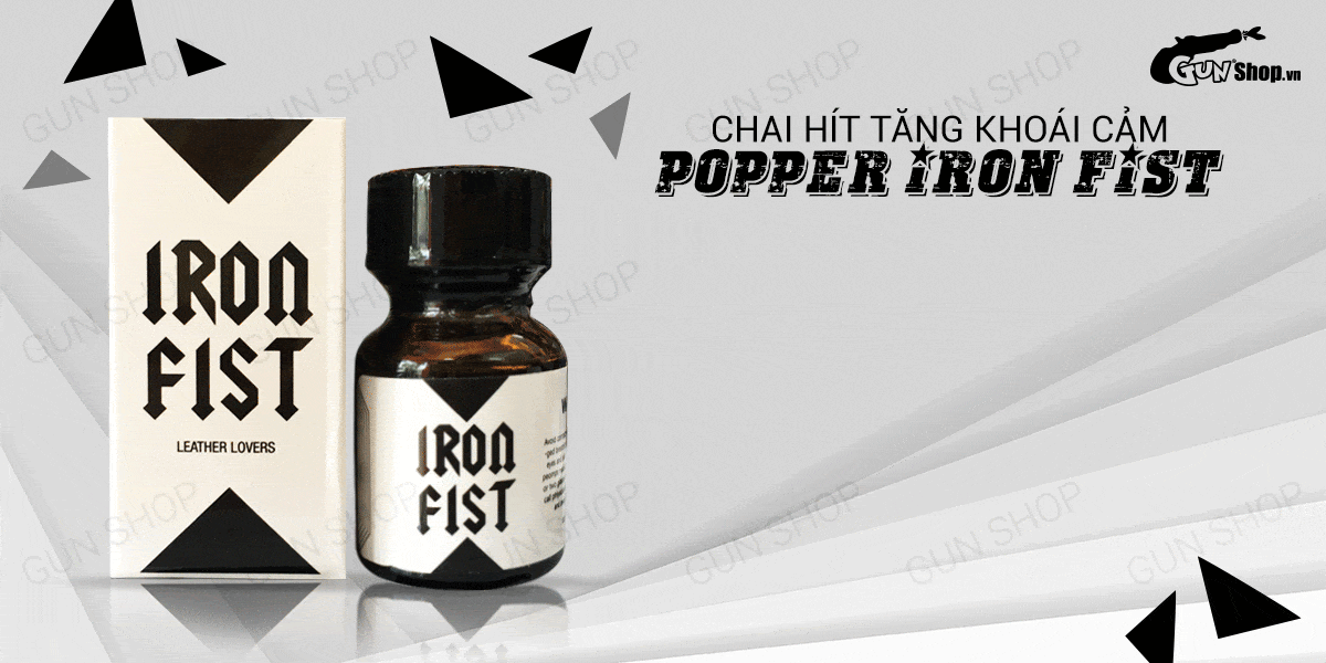 Popper Iron Fist 10ml chính hãng Mỹ tăng hưng phấn quan hệ