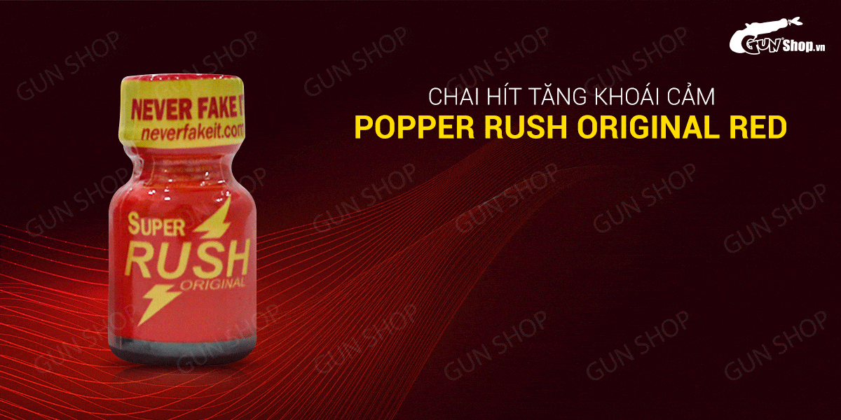 Bỏ sỉ Popper Super Rush Original Red 10ml chính hãng Mỹ USA PWD hàng mới về