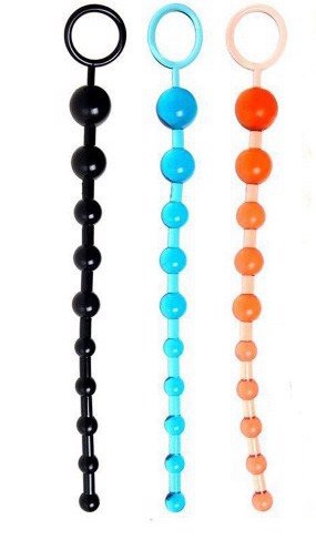 Chuỗi hạt kích thích hậu môn silicon y tế mềm an toàn cho người dùng