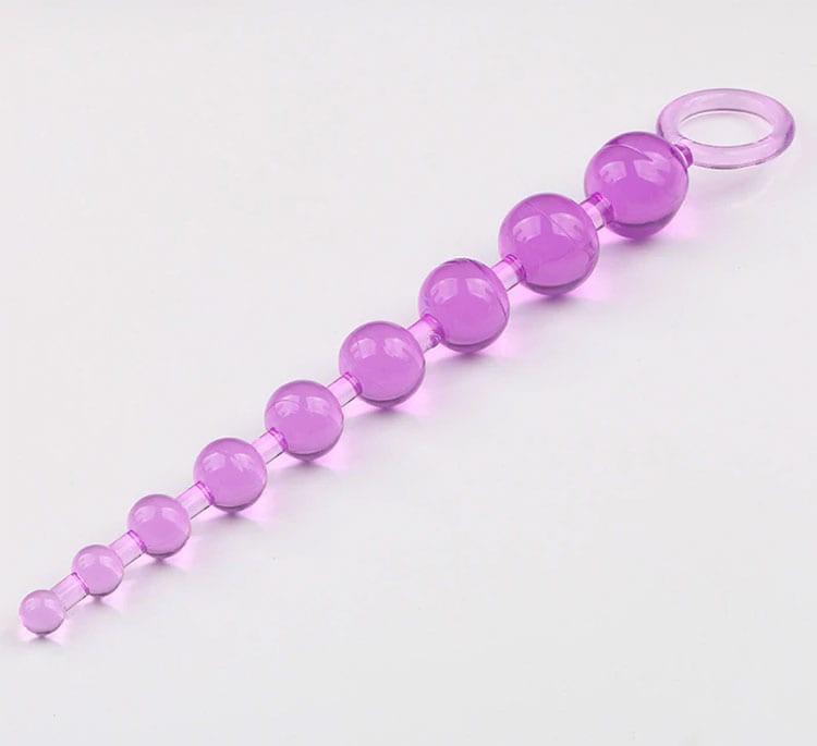 Chuỗi hạt kích thích hậu môn silicon y tế mềm an toàn cho người dùng