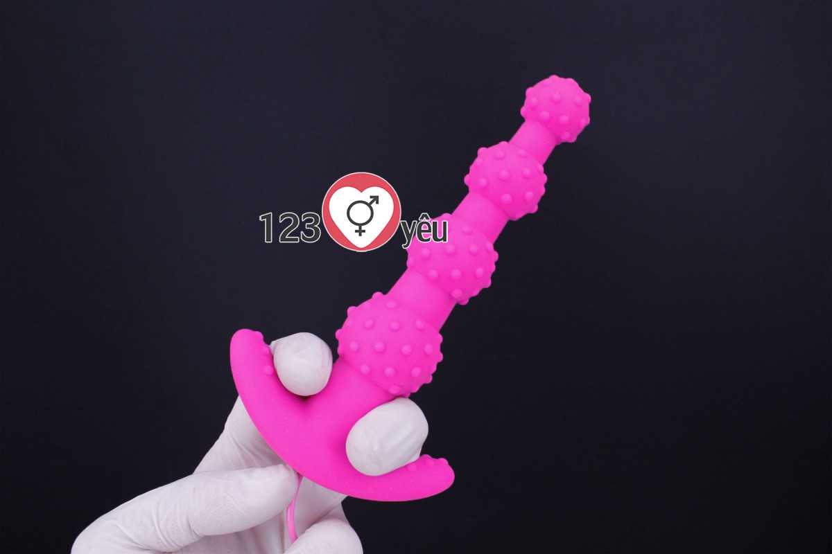 Dụng cụ kích thích hậu môn Anal Beads silicon rung 10 tần số