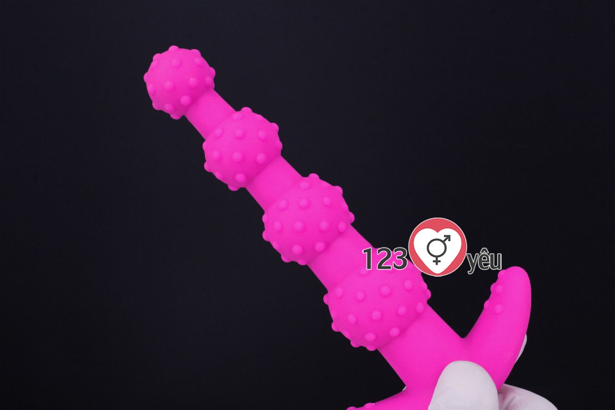 Dụng cụ kích thích hậu môn Anal Beads silicon rung 10 tần số