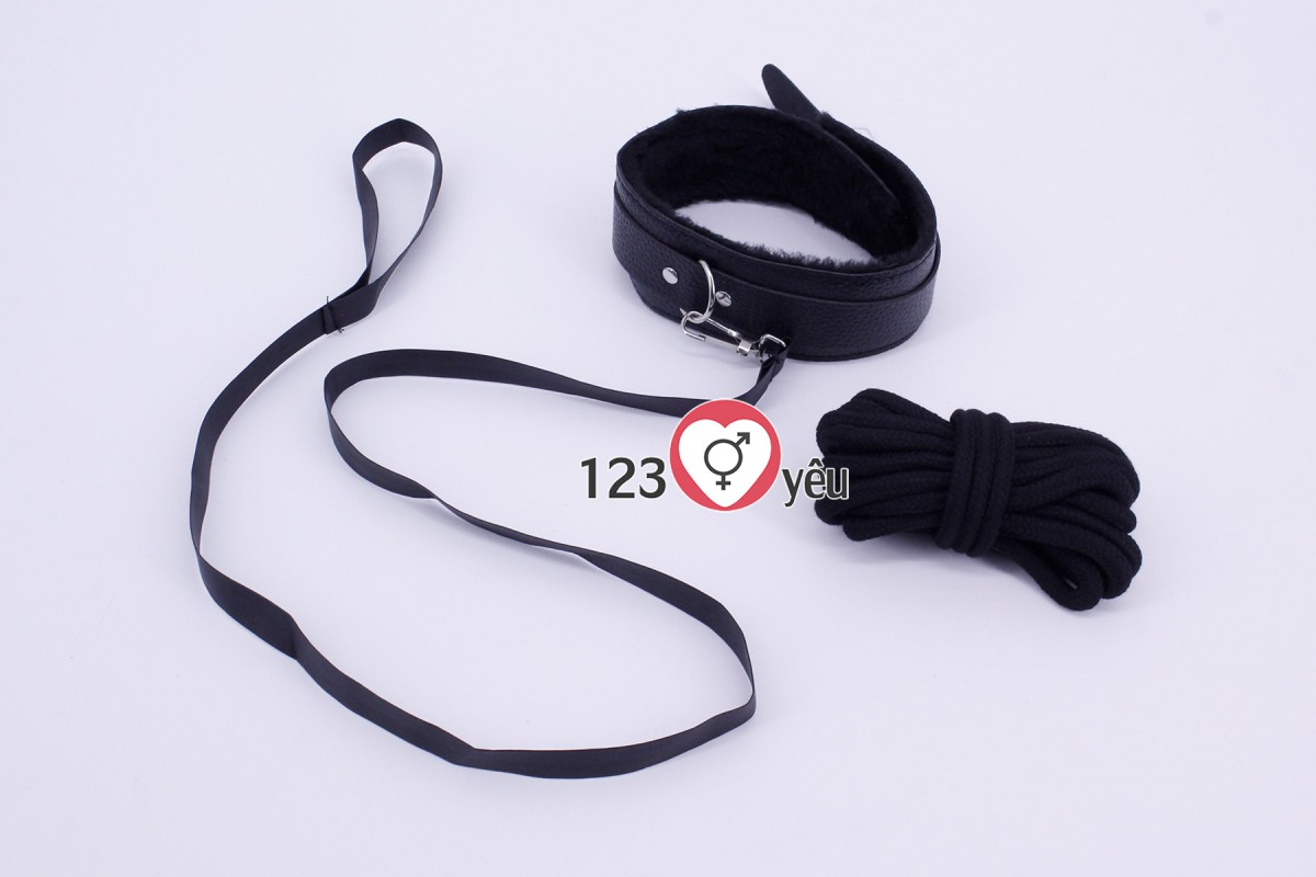 Bộ đồ chơi bạo dâm da lông mềm mại 10 món VIP kích thích mạo hiểm