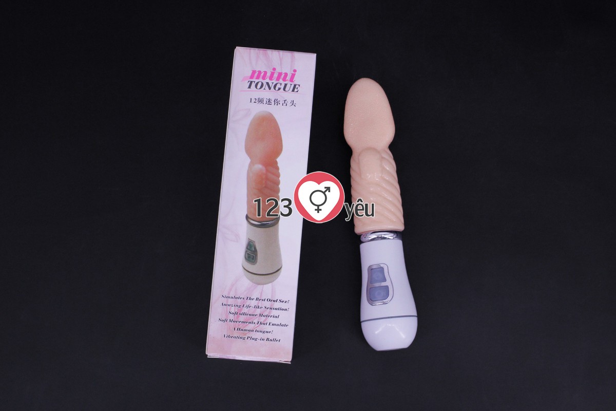 Lưỡi liếm xoắn ốc pin sạc kích thích âm đạo cực sướng