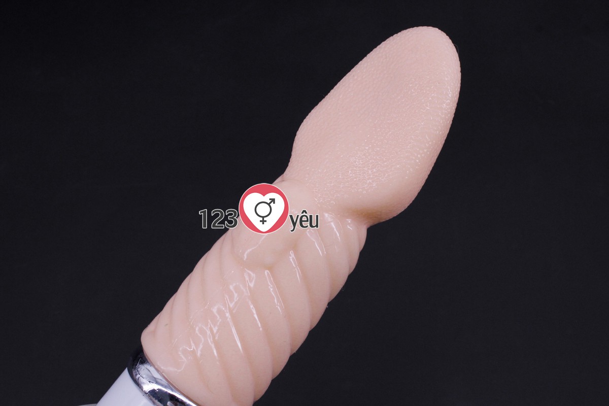 Lưỡi liếm xoắn ốc pin sạc kích thích âm đạo cực sướng