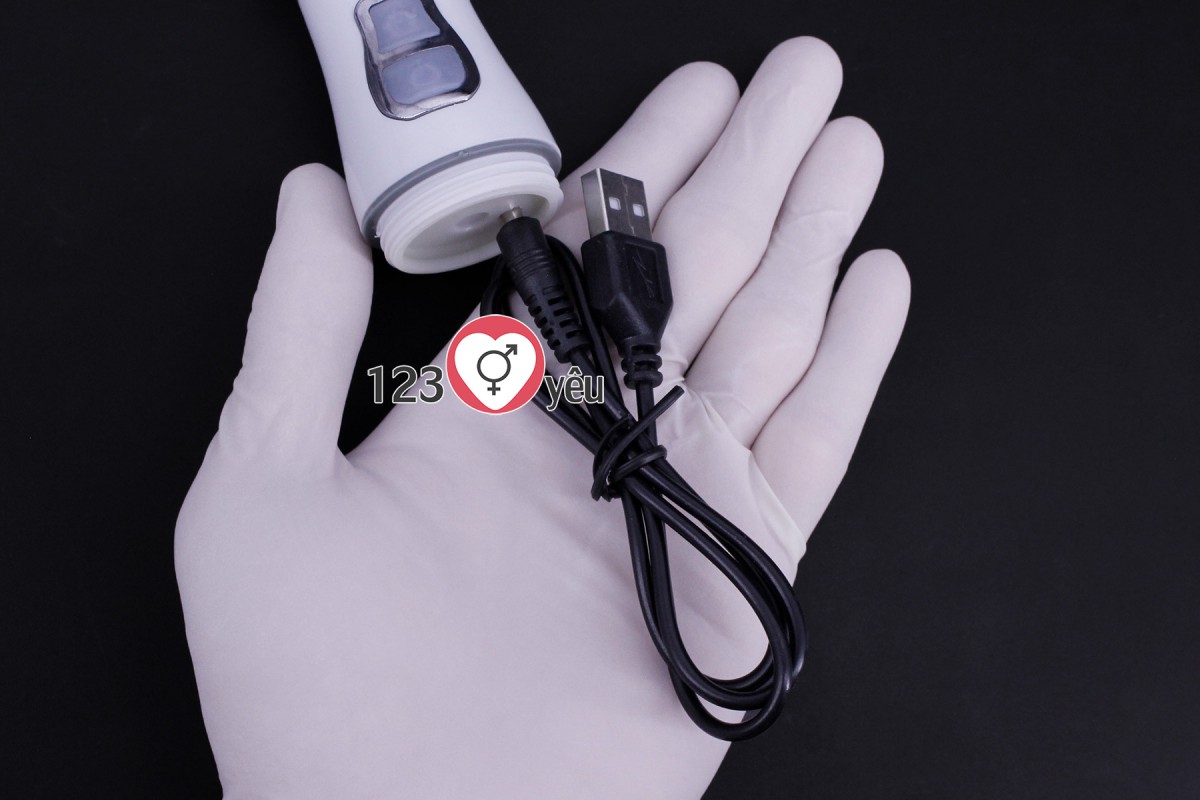 Lưỡi liếm xoắn ốc pin sạc kích thích âm đạo cực sướng