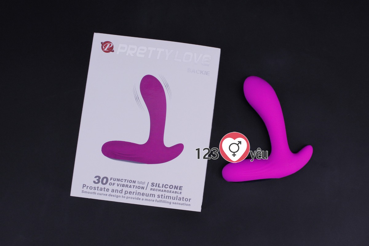 Máy rung massage hậu môn Prettylove Backie 30 chế độ rung