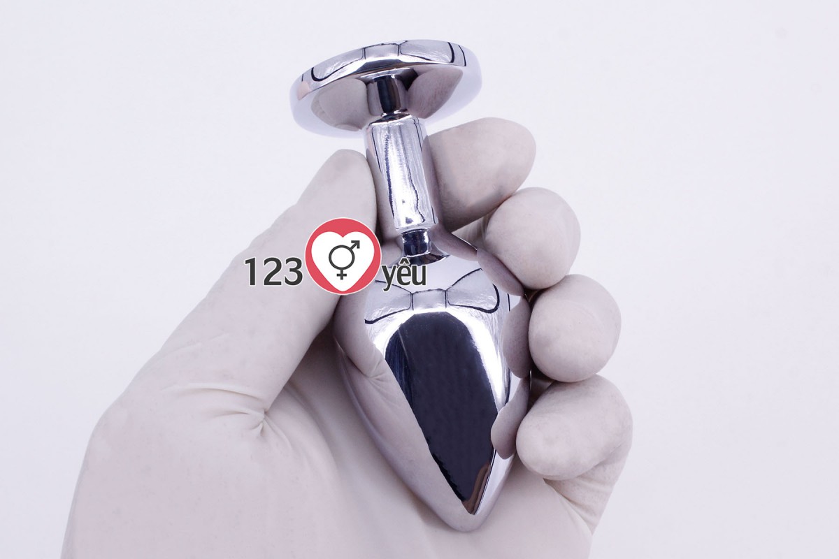 Dụng cụ kích thích hậu môn kim loại không gỉ an toàn