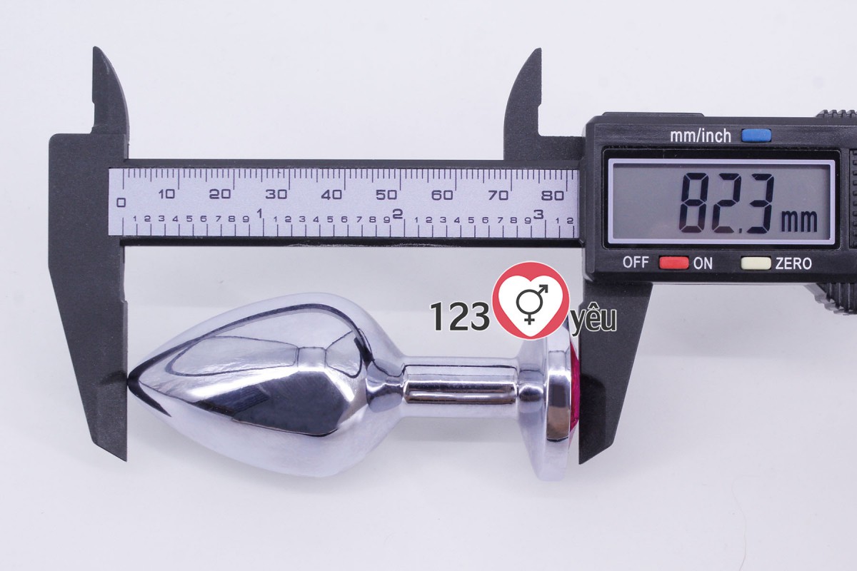 Dụng cụ kích thích hậu môn kim loại không gỉ an toàn