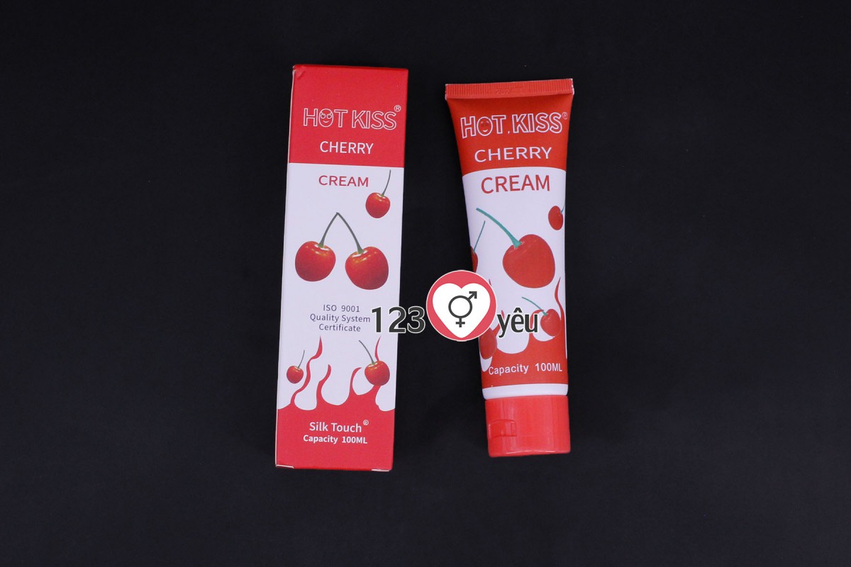 Gel bôi trơn Hot Kiss hương cherry cao cấp 100ml mượt mà an toàn
