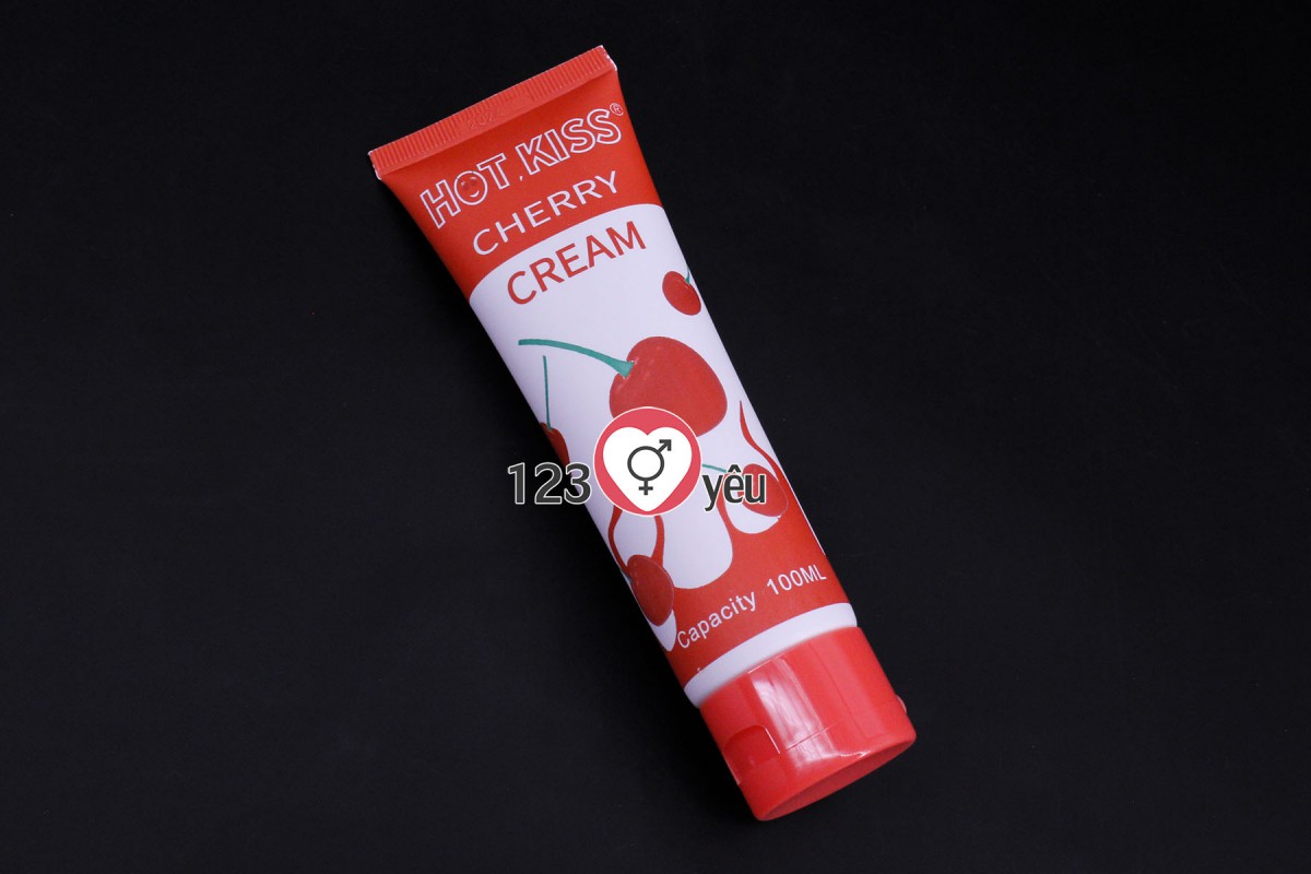 Gel bôi trơn Hot Kiss hương cherry cao cấp 100ml mượt mà an toàn