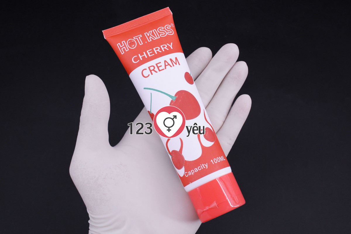 Gel bôi trơn Hot Kiss hương cherry cao cấp 100ml mượt mà an toàn