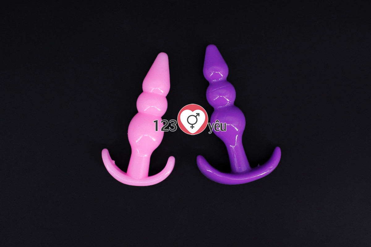 Dụng cụ kích thích hậu môn silicon y tế mềm mịn massage sinh lý tốt