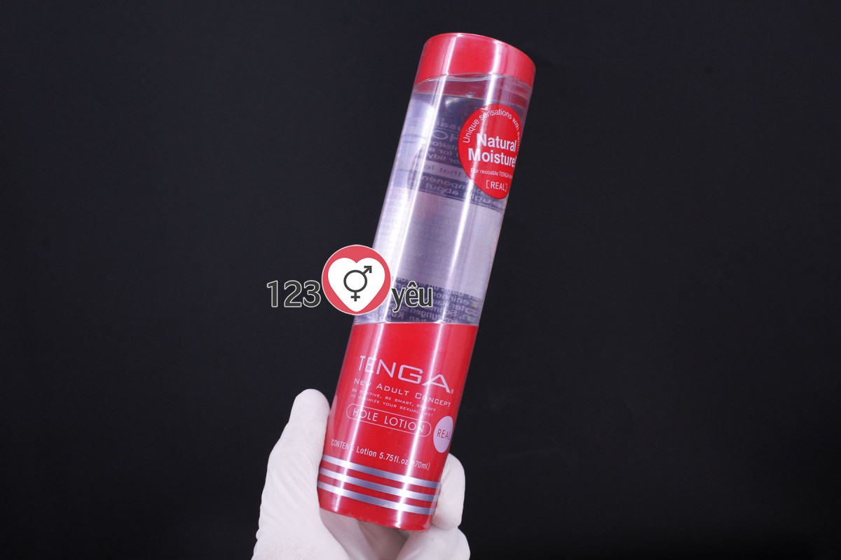 Gel bôi trơn Tenga Hole Lotion REAL tạo khoái cảm dung tích lớn 170ml