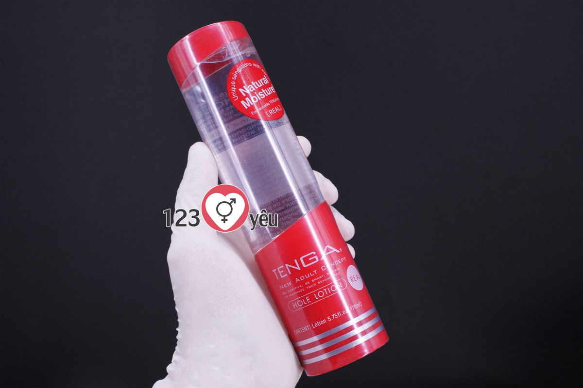 Gel bôi trơn Tenga Hole Lotion REAL tạo khoái cảm dung tích lớn 170ml