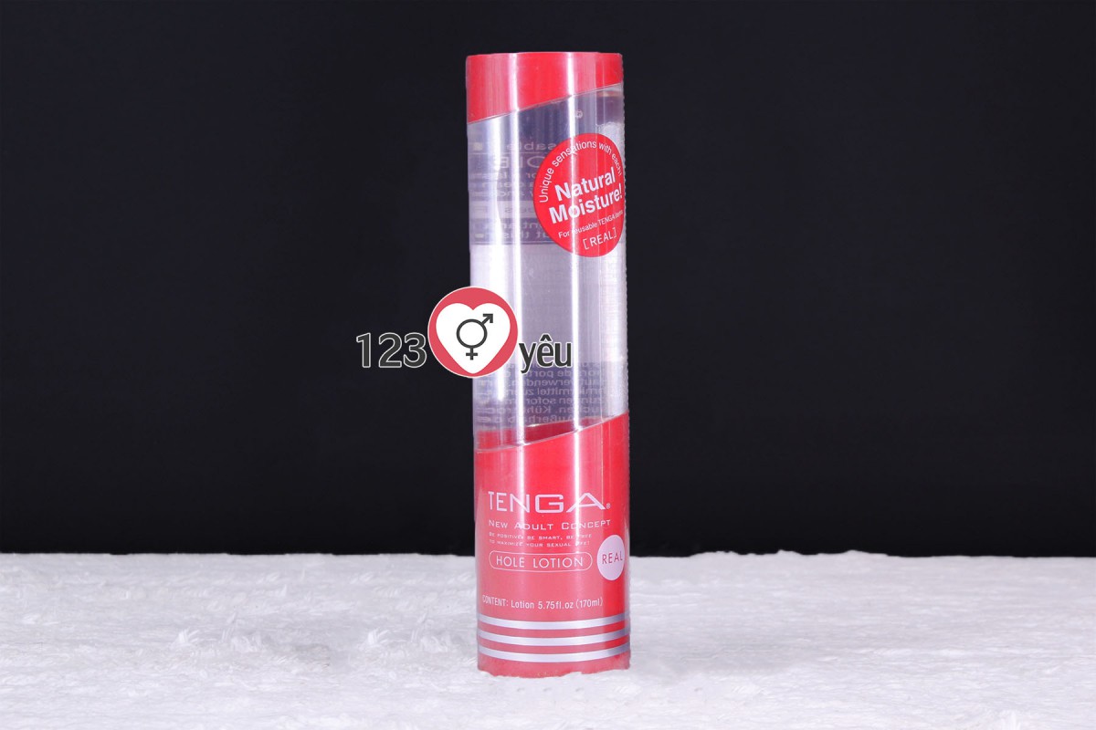 Gel bôi trơn Tenga Hole Lotion REAL tạo khoái cảm dung tích lớn 170ml