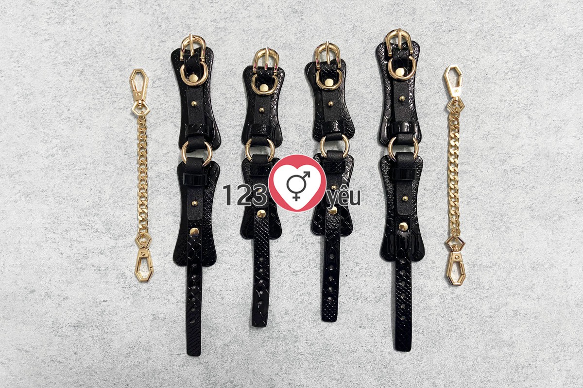 Đồ chơi bạo dâm 10 món vân da đen kích thích khoái cảm nam nữ cao cấp