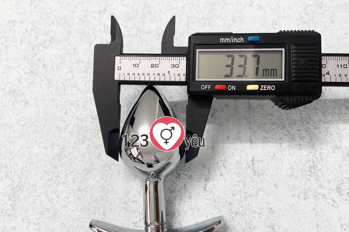 Dụng cụ kích thích hậu môn inox có tay cầm an toàn Dụng cụ kích thích hậu môn inox có tay cầm an toàn