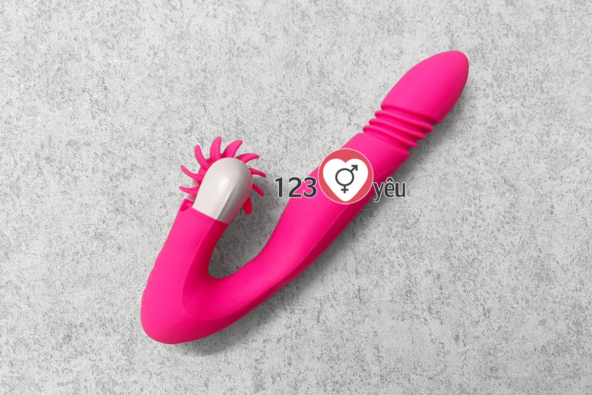 Lưỡi liếm Mannuo 15 chế độ rung ngoáy massage điểm G