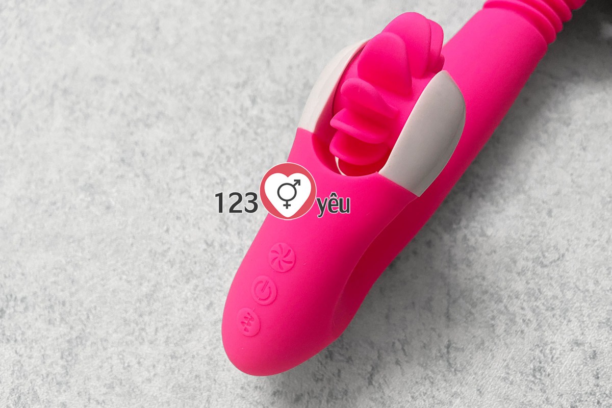 Lưỡi liếm Mannuo 15 chế độ rung ngoáy massage điểm G