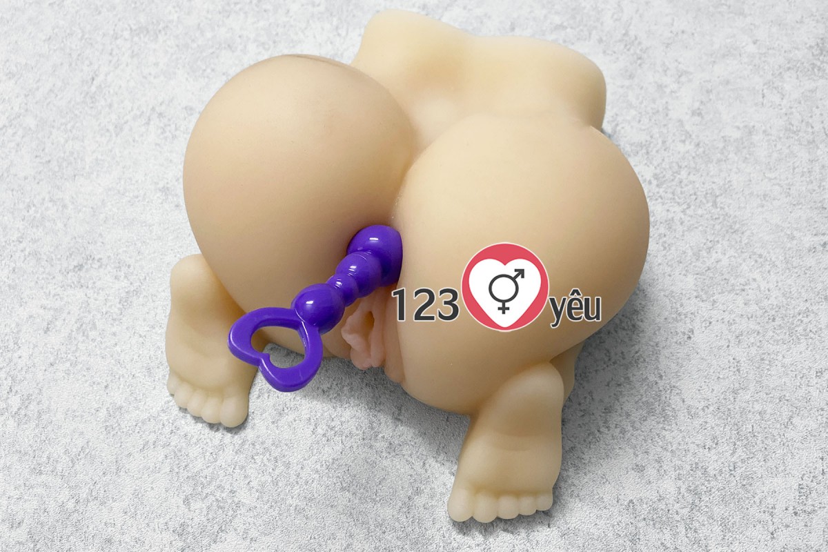 Dụng cụ kích thích hậu môn trái tim silicon mềm mại Dụng cụ kích thích hậu môn trái tim silicon mềm mại