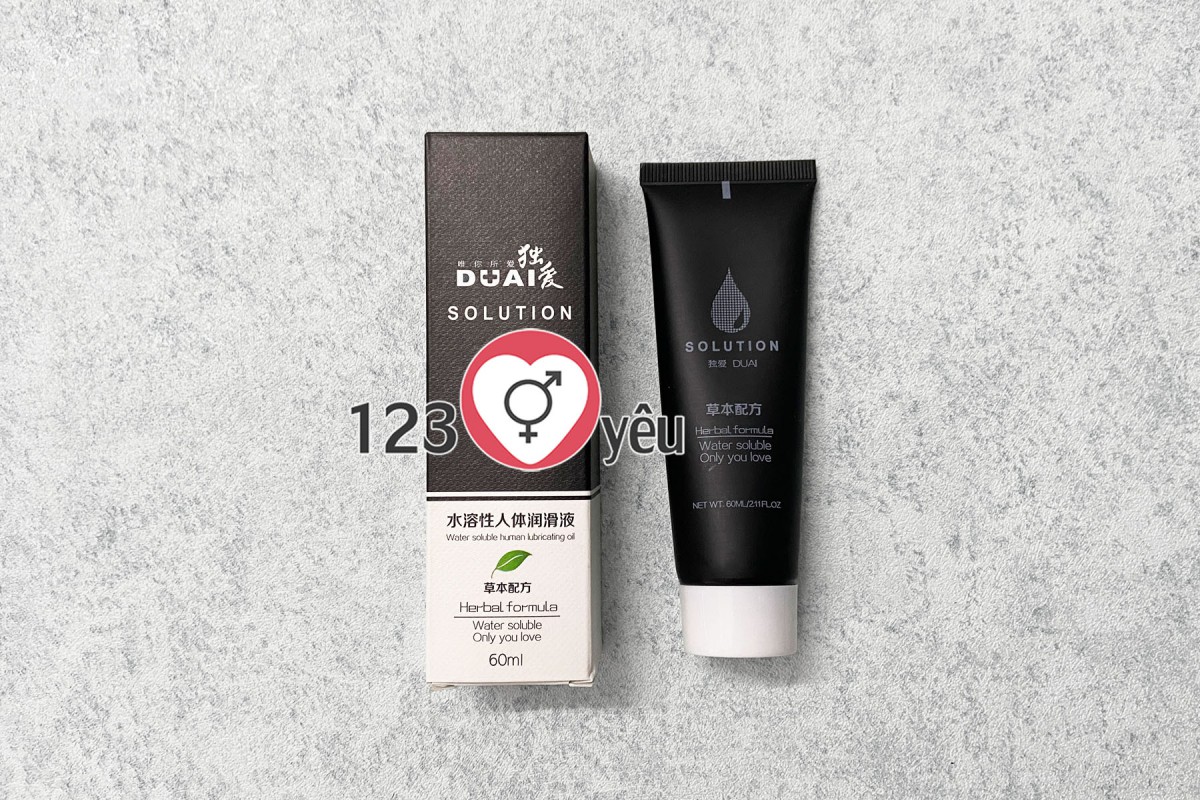 Gel bôi trơn gốc nước Solution Thái Lan dịu nhẹ an toàn tình dục Gel bôi trơn gốc nước Solution Thái Lan dịu nhẹ an toàn tình dục