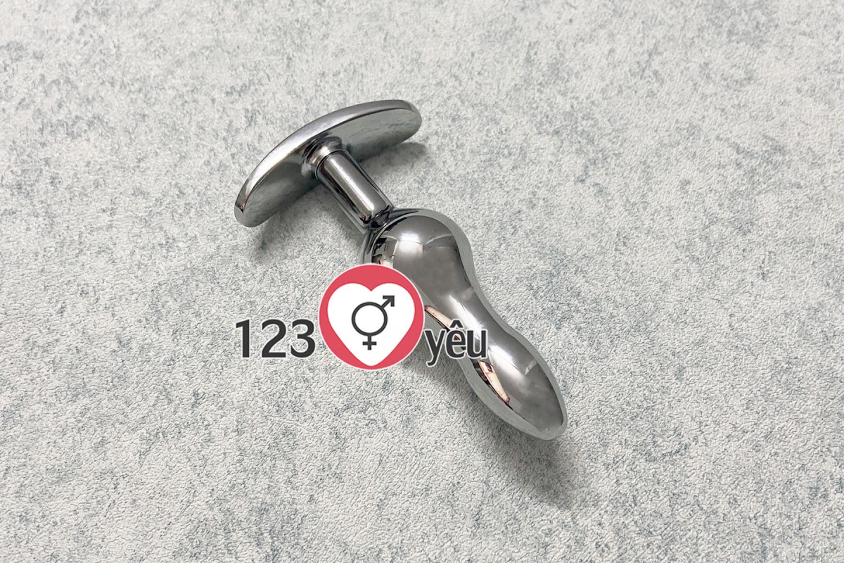 Đồ chơi kích hậu tay cầm inox mát xa gay đôi thỏa mãn sinh lý