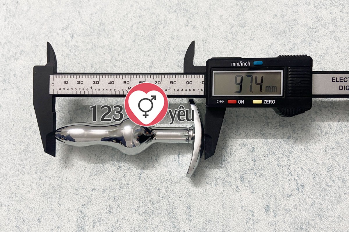 Đồ chơi kích hậu tay cầm inox mát xa gay đôi thỏa mãn sinh lý