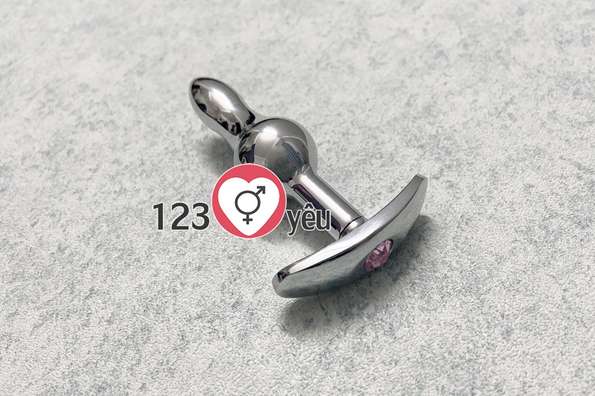 Đồ chơi kích hậu tay cầm inox mát xa gay đôi thỏa mãn sinh lý