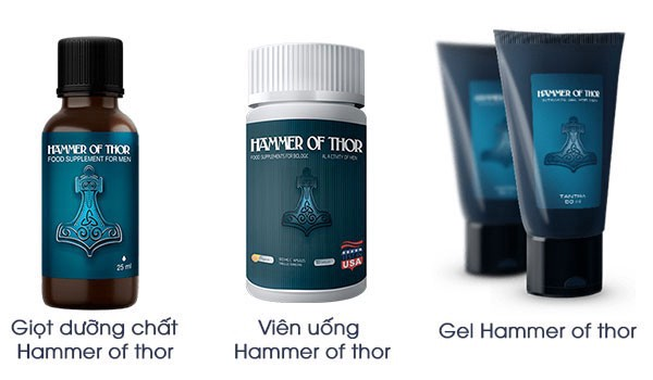 Dưỡng chất Hammer Of Thor tăng sinh lý nam kéo dài quan hệ