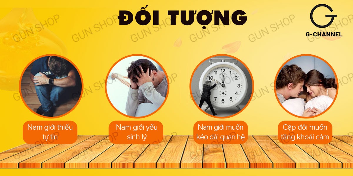 Tinh chất Hachimitsu Tăng cường sinh lý nam nữ Hộp 1 gói tiện lợi
