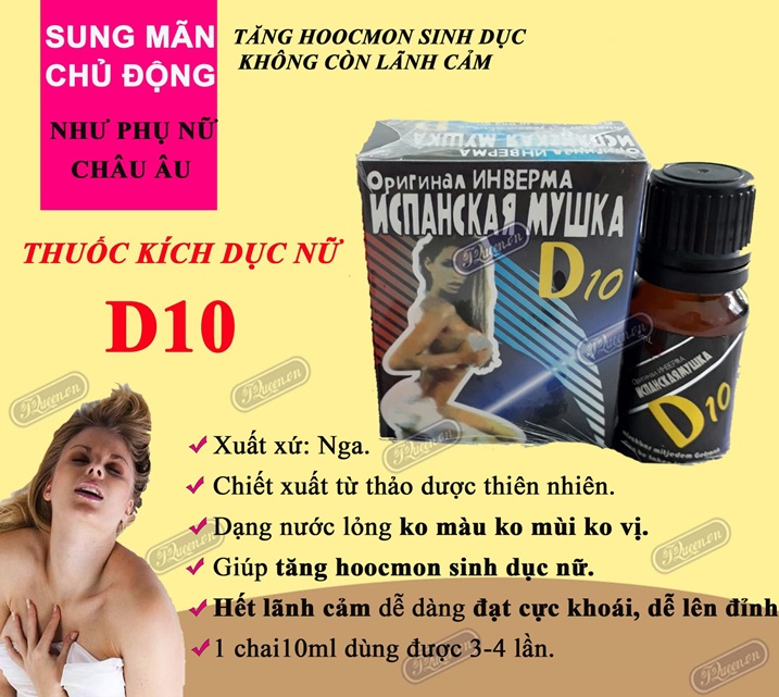 Bỏ sỉ D10 Thuốc Kích Dục Nữ Dạng nước chính hãng Nga giá sỉ Bỏ sỉ D10 Thuốc Kích Dục Nữ Dạng nước chính hãng Nga giá sỉ