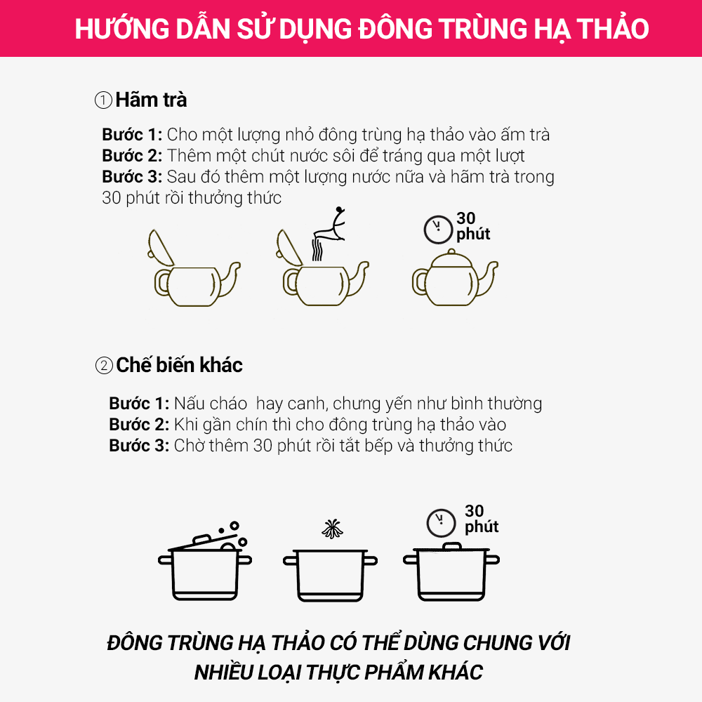 Đông trùng hạ thảo Toro sấy thăng hoa cải thiện sinh lý nam bồi bổ