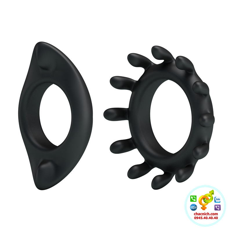 Vòng đeo kéo dài thời gian Cockring Prettylove Ring silicone mềm mại