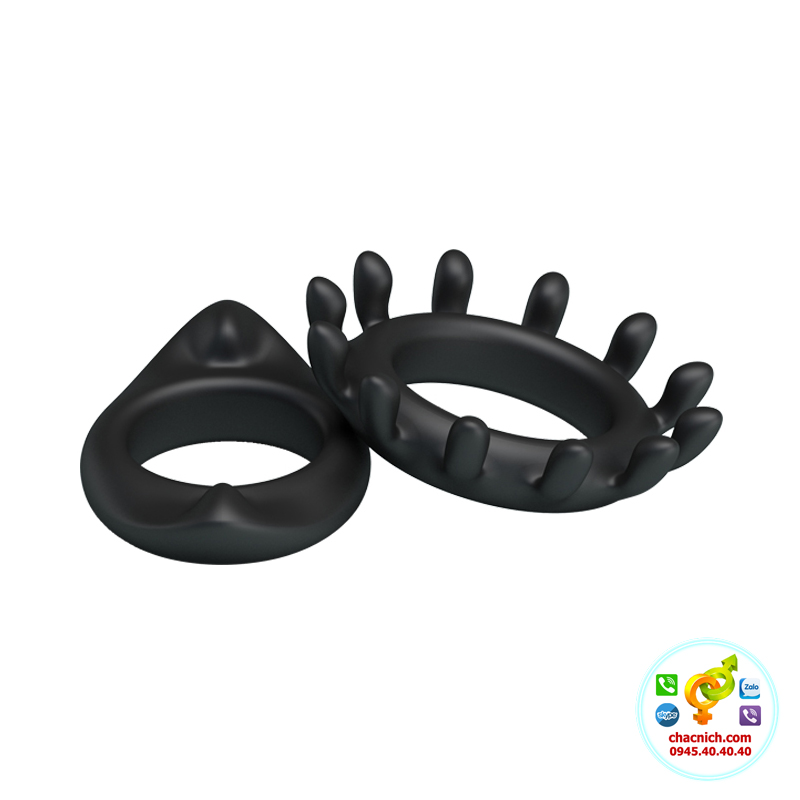 Vòng đeo kéo dài thời gian Cockring Prettylove Ring silicone mềm mại