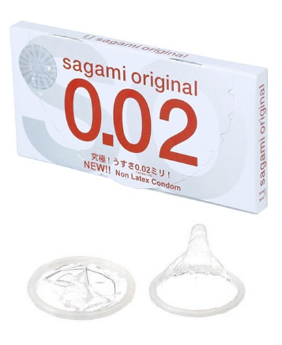 Bao cao su Sagami Original 0.02 siêu mỏng bôi trơn an toàn