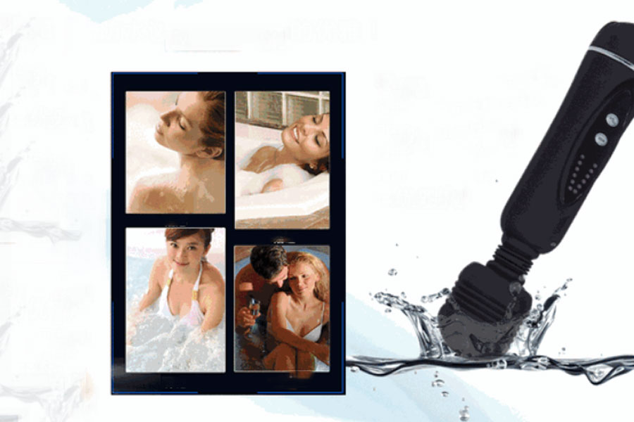 Chày rung ba đầu ngoáy âm đạo silicone mềm mại kích thích cực phê