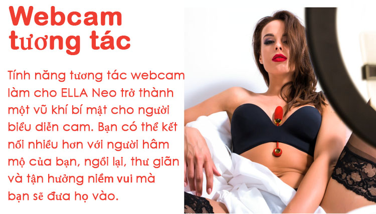 Trứng rung Svakom Ella Neo kết nối internet điều khiển