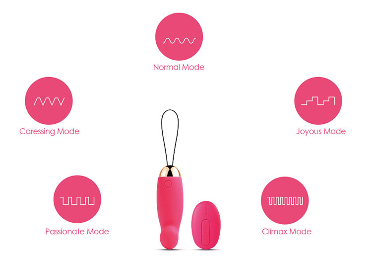 Trứng rung điều khiển xa Svakom IVY silicon cao cấp đa chế độ rung