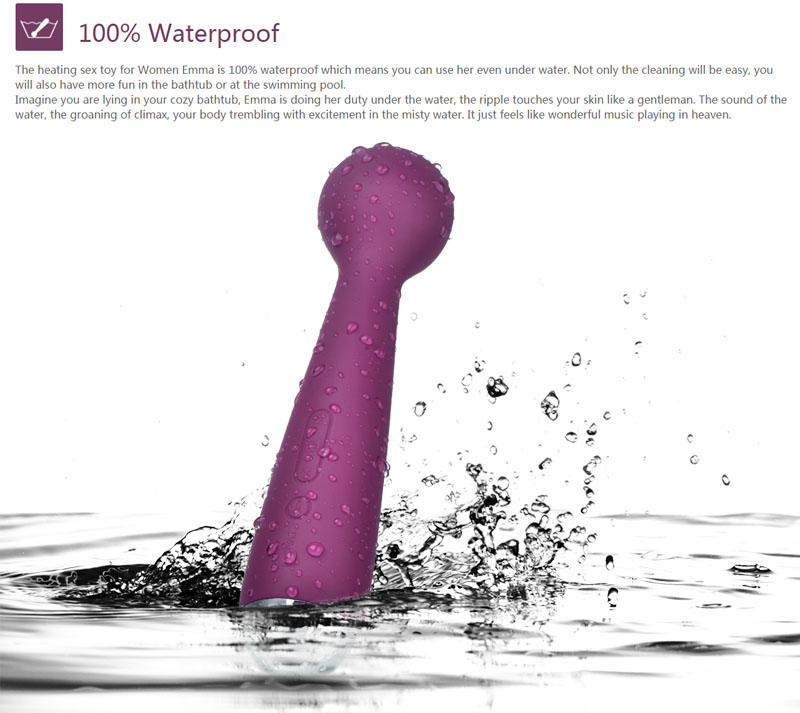 Chày rung cao cấp có sưởi âm Svakom Emma sextoy massage giảm stress hiệu quả