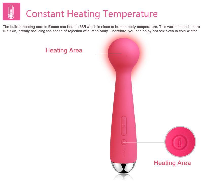 Chày rung cao cấp có sưởi âm Svakom Emma sextoy massage giảm stress hiệu quả