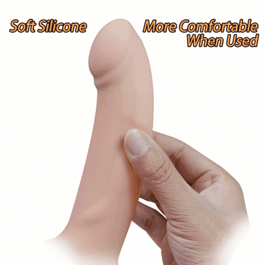 Dương vật giả dây đeo rỗng ruột mềm mịn rung, hỗ trợ sinh lý nam