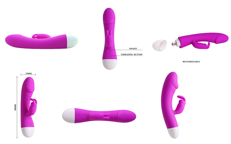 Dương vật massage PrettyLove Will 30 chế độ rung USB