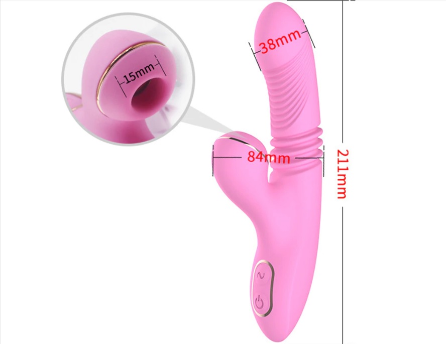 Dương vật rung ngoáy sưởi ấm Dibe silicon kích thích điểm G nữ giới