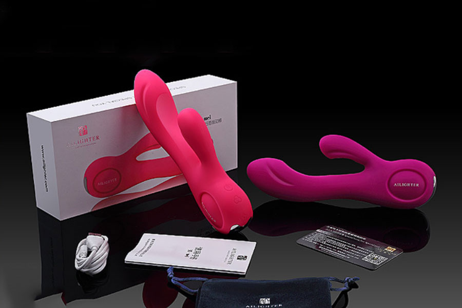 Dương vật giả kích rung điểm G Ailighter silicon mềm mại an toàn