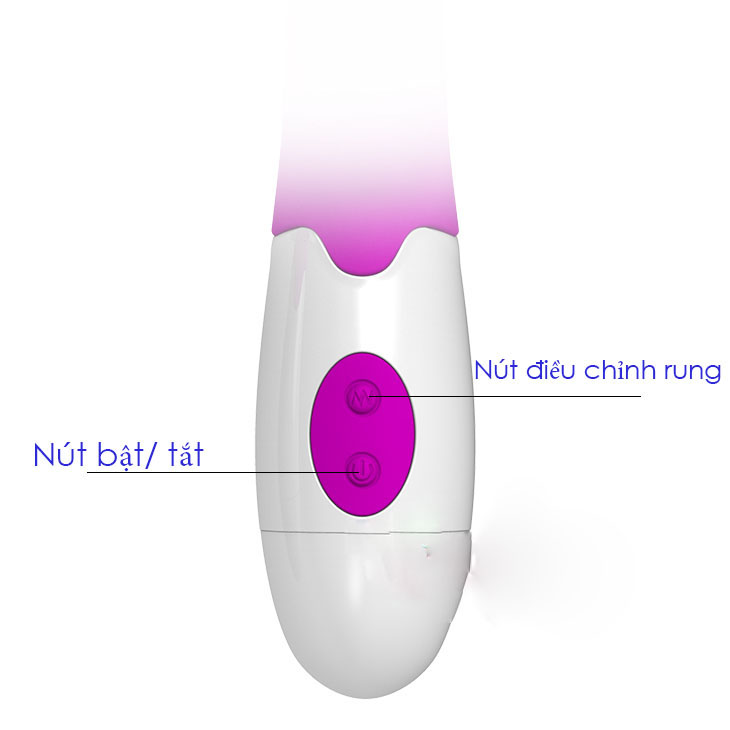 Dương vật rung Prettylove Andre đa chức năng rung liếm điểm G