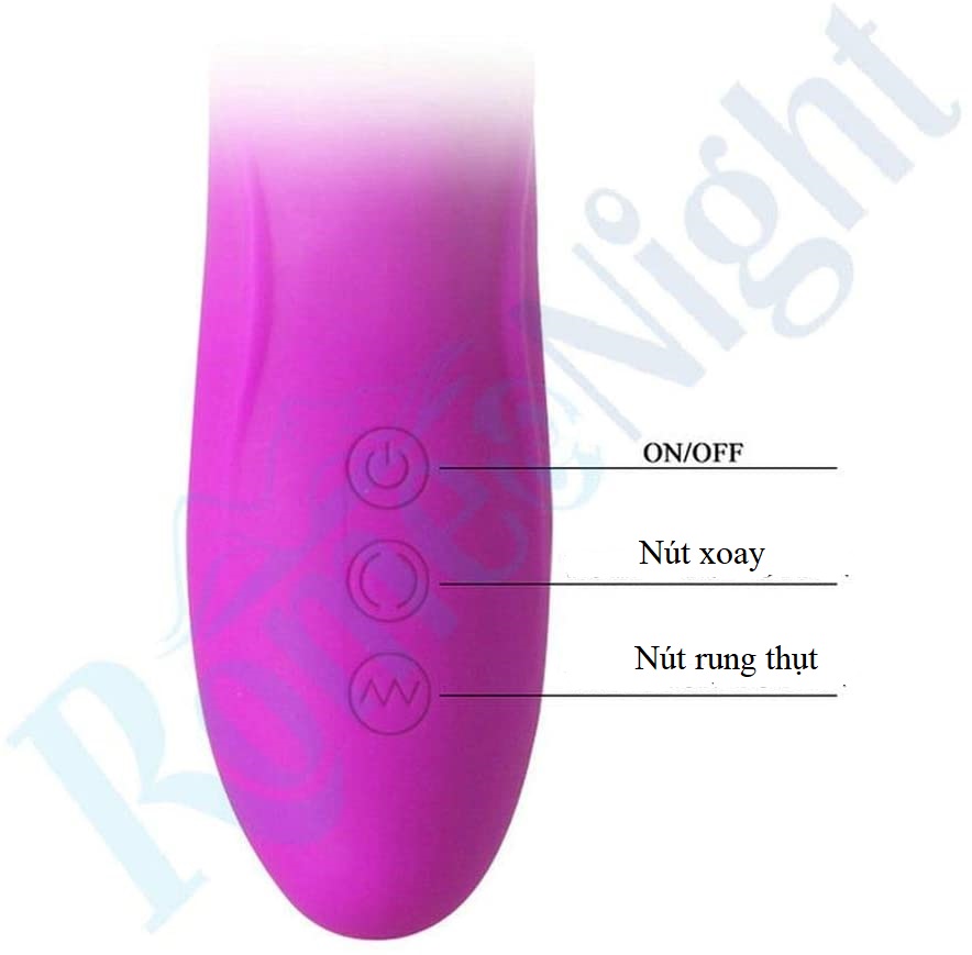 Dương vật rung thụt PrettyLove Ward silicon mềm mịn kích thích nữ